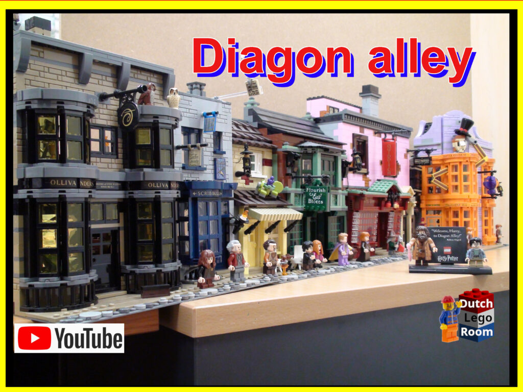 Lego, Lego City, Lego Room, Lego Train, Lego Treinen, Lego Kamer, Lego Tour, Lego mocs, Lego home made, Lego Harry Potter, Lego IDeas, Lego City Room, Powerfunction, Lego Hub, Hub, Lego tutorial, Harry Potter, Diagon Alley, Weg is weg - Lego 75978, 75978, wegisweg