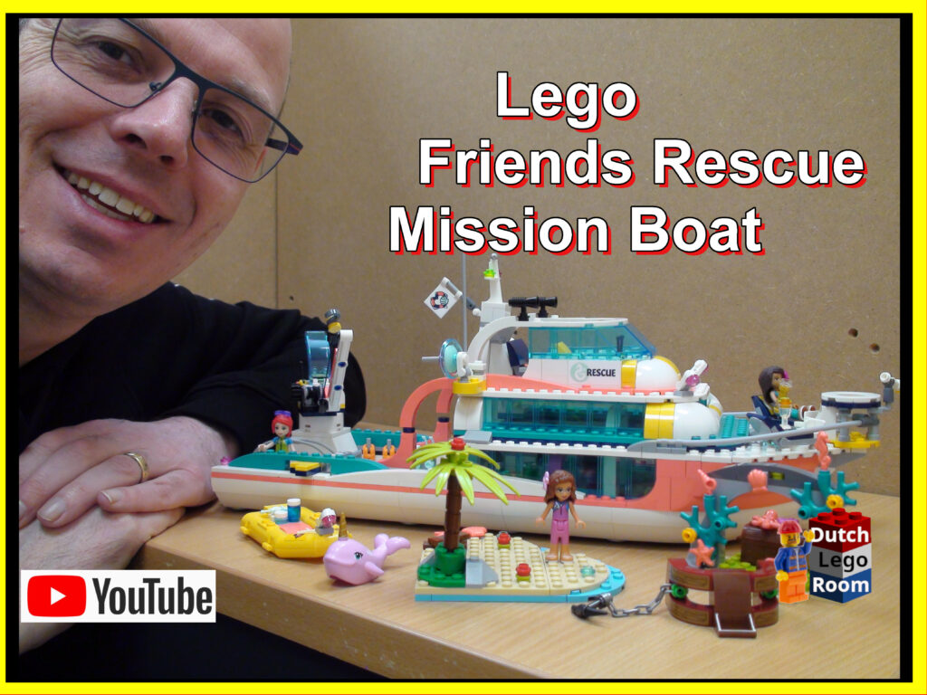 Lego, Lego City, Lego Room, Lego Train, Lego Treinen, Lego Kamer, Lego Tour, Lego mocs, Lego home made, Lego Harry Potter, Lego IDeas, Lego City Room, Powerfunction, Lego Hub, Hub, Lego tutorial, lego 41381, Friends Rescue Mission Boat, Lego Rescue Mission Boat, Friends Reddingsboot, Reddingsboot, 41381, friends, friends 41381