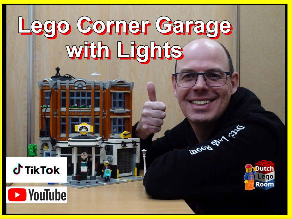 Lego, Lego City, Lego Room, Lego Train, Lego Treinen, Lego Kamer, Lego Tour, Lego mocs, Lego home made, Lego Harry Potter, Lego IDeas, Lego City Room, Powerfunction, Lego Hub, Hub, Lego tutorial, lego 10264, lego Corner garage, lego Garage op de hoek, Corner garage, Garage op de hoek, 10264, lego city, lego city room, Lego tour, Lights