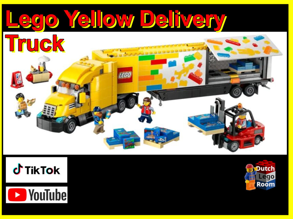 Lego, Lego City, Lego Room, Lego Train, Lego Treinen, Lego Kamer, Lego Tour, Lego mocs, Lego home made, lego 60440, lego Yellow Delivery Truck, Yellow Delivery Truck, 60440, lego city, lego city room, Lego tour
